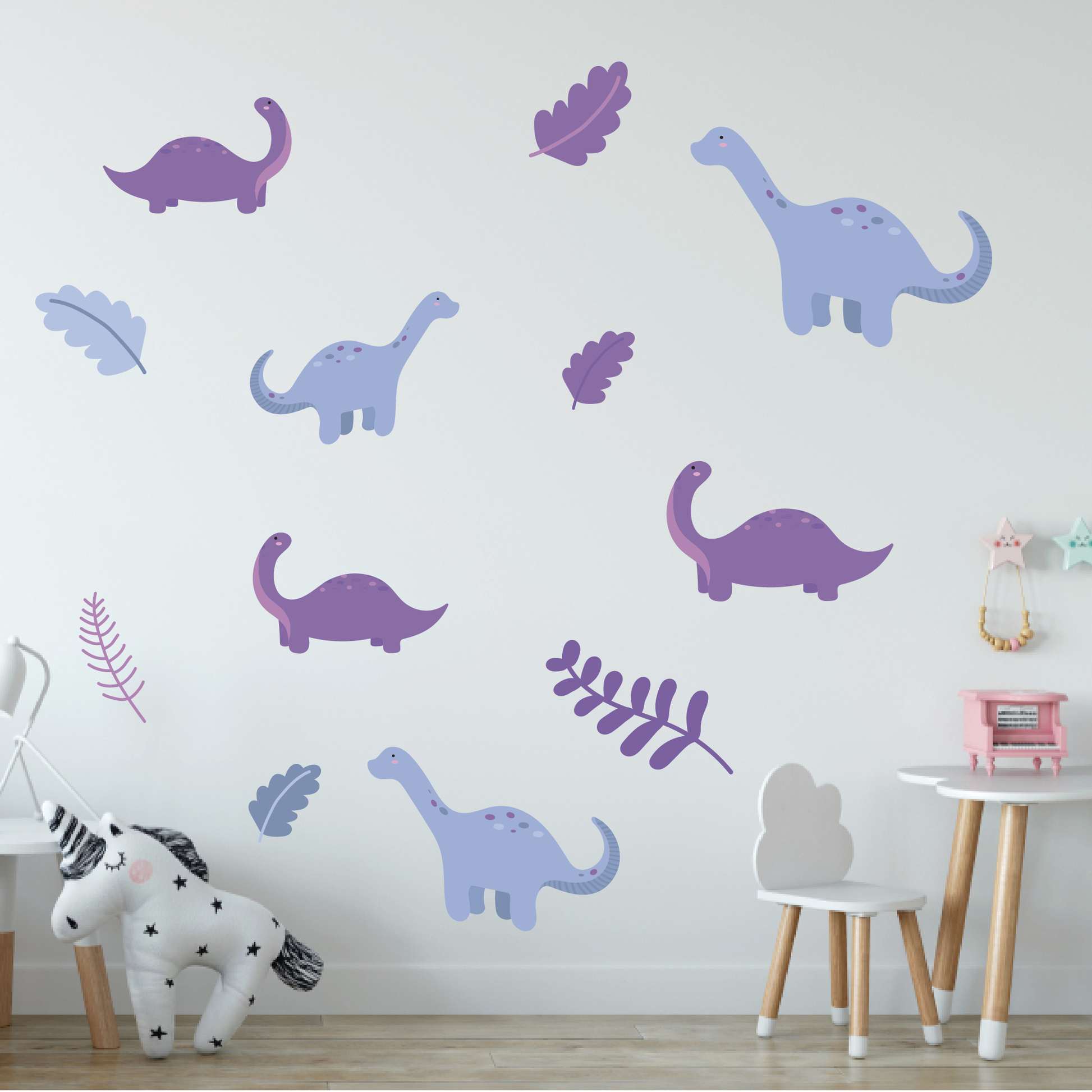 Lavender Dinosaur Decal